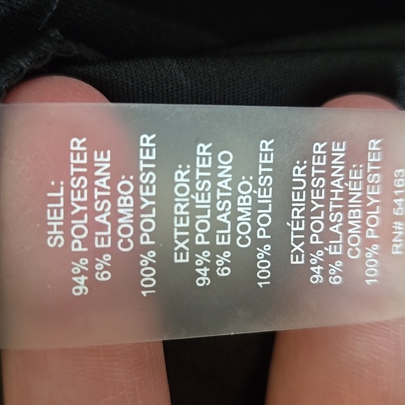 Tommy Hilfiger Black Shift Dress Lace Sleeves Size 12 - Picture 9 of 10